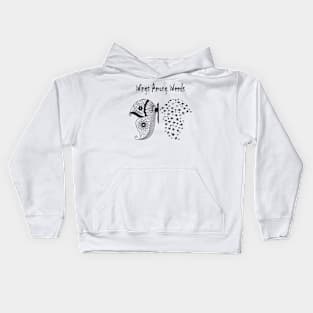 Butterfly Wings Flower Lovers Best Gift For Mothers day Kids Hoodie